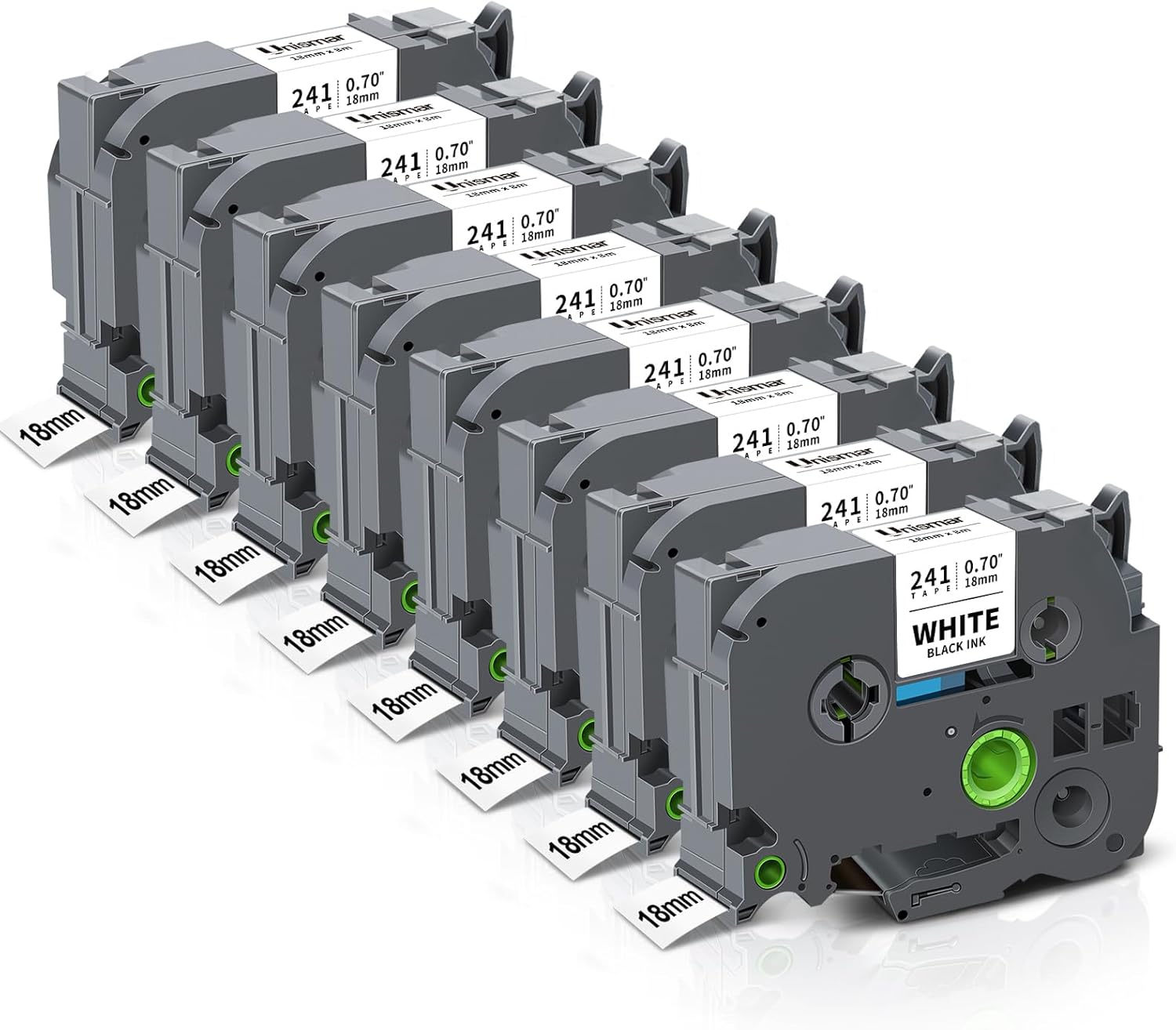 Brother Label Maker Tape MarkDomain Tz Tape 18mm X 8m Laminated